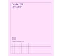 Character Notebook: Chinese hanzi, Japanese kanji, Korean hanja, paper writing practice journal