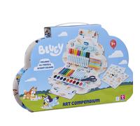 Character Options- BLUEY 50 PZ Art Compendium Carry Case, 07843