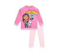 Character Personaggio 100% cotone Set felpa e leggings della casa delle bambole di Gabby 134140cm rosa