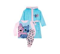 Character Personaggio Disney Lilo e Stitch Vestaglia e Pigiama Set 152158cm blu