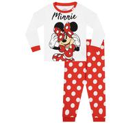 Character Personaggio Disney Minnie Mouse Pigiama Set lungo 100% cotone 98104cm rosa