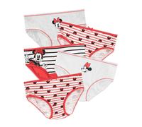 Character Personaggio Minnie Mouse 100% Slip in cotone 5 Confezione 110116cm rosso