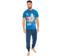 Character Personaggio Sonic The Hedgehog 100% Set pigiama in cotone xxlarge blu