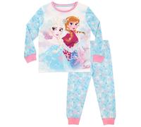 Character Pigiama a gamba lunga Disney Frozen 100% cotone 116122cm blu