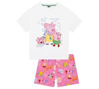 Character Pigiama a maniche corte con i personaggi di Peppa Pig: Peppa, George ed Evie. 122128cm rosa