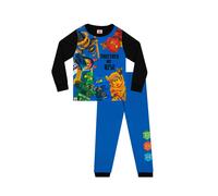 Character Pigiama a maniche lunghe con i personaggi Lego Ninjago Kai, Jay, Cole e Lloyd 152158cm Nero