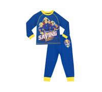 Character Pigiama a maniche lunghe con il personaggio di Fireman Sam 98104cm blu