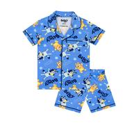 Character Pigiama con bottoni a tema Bluey 98104cm blu