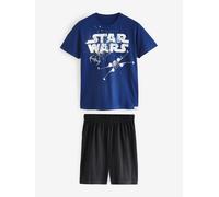 Character Pigiama corto in cotone 100% con personaggio Star Wars blu