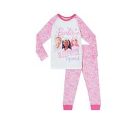 Character Pigiama in cotone per bambine Barbie 100% 134140cm rosa
