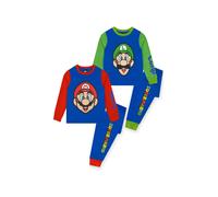 Character Pigiama personaggio Super Mario 2 Pack 122128cm blu