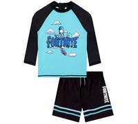Character Set Fortnite con maglia a Manica lunga e Shorts da bagno 146152cm blu