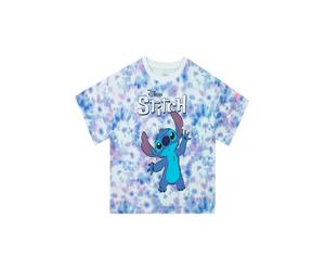 Character T Shirt in cotone 100% con personaggio Lilo & Stitch 128134cm Viola