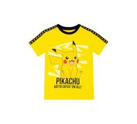 Character T Shirt Pokemon in cotone 100% 152158cm giallo