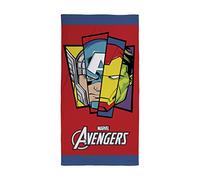 Character World Asciugamano ufficiale Disney Marvel Avengers | Super morbido al tatto, design distintivo | perfetto per casa, bagno, spiaggia e piscina, taglia unica 140 cm x 70 cm