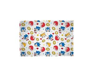 Character World Coperta in pile ufficiale Sonic, super morbida, design Sonic the Hedgehog, calda e super morbida al tatto, perfetta per casa, camera da letto, pigiama party e campeggio, dimensioni 100