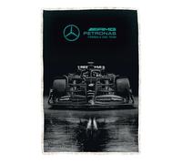 Character World Coperta ufficiale Mercedes AMG Petronas in pile, super morbida e calda, con retro Sherpa, design Formula Uno, perfetta per casa, camera da letto, pigiama party e campeggio, dimensioni