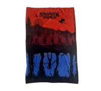 Character World Coperta ufficiale Stranger Things in pile, super morbida e calda, design Midnight Upside Down, perfetta per casa, camera da letto, pigiama party e campeggio, dimensioni 100 x 150 cm