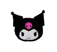 CHARACTER WORLD Cuscino a forma di coniglio con licenza ufficiale Hello Kitty Kuromi, perfetto per camera da letto o soggiorno, 33 x 40 cm