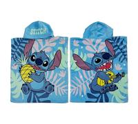 Lilo & Stitch Cappuccio Asciugamano Poncho Cotone Paradise Bambini Piscina Bagno