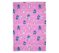Character World Disney Lilo e Stitch Coperta in Pile Ufficiale | Morbida e Calda | Design Chill | Perfetta per Casa, Camera, Pigiama Party e Campeggio | 100 x 150 cm