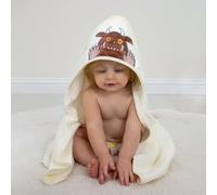 Character World Gruffalo - Asciugamano con cappuccio per bambini, 75 x 75 cm, colore: crema