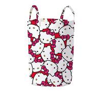 Character World Hello Kitty, cesto portaoggetti ufficiale | design a stella, cesto portabiancheria | organizer per camera dei bambini, stanza dei giochi | 48 cm x 40 cm