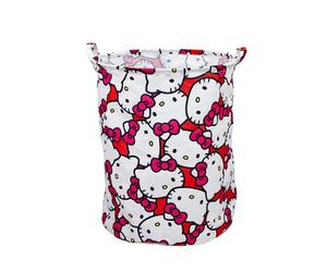 Character World Hello Kitty, cesto portaoggetti ufficiale | design a stella, cesto portabiancheria | organizer per camera dei bambini, stanza dei giochi | 48 cm x 40 cm