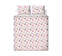 CHARACTER WORLD Hello Kitty, set copripiumino matrimoniale ufficiale, design raro, double-face, prodotto ufficiale, con federe coordinate