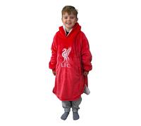 Character World Hugzee, felpa oversize indossabile con cappuccio, super calda e accogliente, fodera in sherpa, design Redout del Liverpool FC, perfetto per bambini dai 7 ai 12 anni, taglia unica,