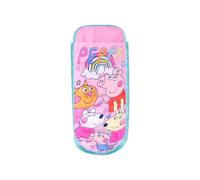Character World Peppa Pig and Friends ReadyBed - Letto gonfiabile per bambini, sacco a pelo con pompa, materasso da viaggio per pigiama party, campeggio o uso domestico