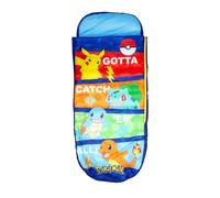 Character World Materasso gonfiabile ufficiale Pokemon ReadyBed per bambini e sacco a pelo in un unico materasso gonfiabile per bambini con borsa e pompa per pigiama party e campeggio