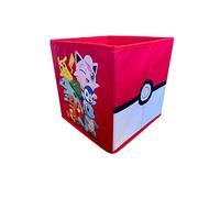 Character World Scatole portaoggetti con licenza ufficiale Pokemon, confezione da 2 cubi pieghevoli, design con posse, perfette per organizzare la stanza dei bambini, la stanza dei giochi dei bambini