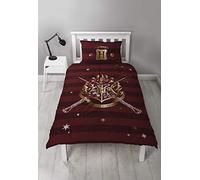 Character World - Set copripiumino e federa per letto singolo, motivo: Harry Potter