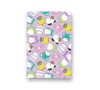 Character World Squishmallows, coperta ufficiale in pile, super morbida e calda, design giocoso, perfetta per casa, camera da letto, pigiama party e campeggio, dimensioni 100 x 150 cm