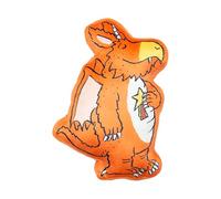 Character World Zog Cuscino a Forma Ufficiale | Ultra morbido, reversibile a 2 lati | Design Stars | Cuscino a forma di drago, perfetto per camera o soggiorno | 40 x 40 cm | Arancione