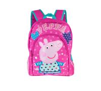 Character Zaino con personaggi Peppa Pig, stelle e cuori one rosa