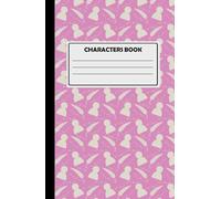 Characters Building Notebook For Creative Writing: Space For 11 Characters, 180 Cream Pages, Silhouette Design, Pink.