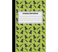 Characters Building Notebook For Creative Writing: Space For 11 Characters, 180 Cream Pages, Silhouette Design, Pistachio Green.