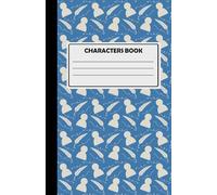 Characters Building Notebook For Creative Writing: Space For 11 Characters, 180 Cream Pages, Silhouette Design, Blue.