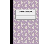 Characters Building Notebook For Creative Writing: Space For 11 Characters, 180 Cream Pages, Silhouette Design, Soft Purple.
