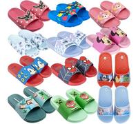 Characters Cartoons - Bambina Bambino - Ciabatte a Fascia Sandalo Mare Piscina Doccia - Prodotto Originale [Spiderman 4289 Rosso 3D - 32]