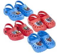 Characters Cartoons - Bambino - Clog Sandalo Sabot con Archetto di Tenuta Ciabatte Mare Piscina Spiderman - Prodotto Originale [ 6875 Blu - 24]