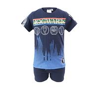 Characters Cartoons Harry Potter - Bambino - Completo Coordinato Beach Set 2 pz T-Shirt Maglia Maglietta e Pantaloncino - Primavera Estate [1169 Blu - 8 Anni]