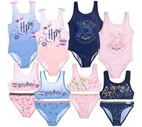 Characters Cartoons - Ragazza - Costume da Bagno Intero Mare Piscina - Estate - Prodotto Originale con Licenza Ufficiale [Bikini 1896 Rosa - 4 Anni]