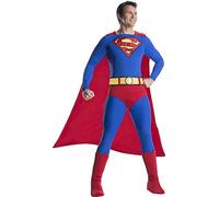 Charades Men's Classic Premium Superman Fancy Dress Costume Medium