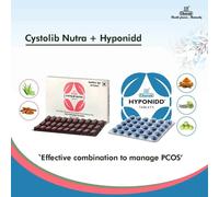 Charak Pharma Cystolib Nutra & Hyponidd tablet PCOS/PCOD Management Combo Pack