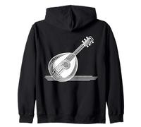 Charango Linia Artistica Musicisti Felpa con Cappuccio