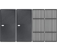 Charbroil Advantage 225s enders Boston 4, piastra di ricambio per barbecue, piastra in ghisa e griglia 43 x 72 cm