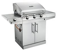 CharBroil Grill a Gas con 3 bruciatori, Performance t-36g5 di Acciaio Inox, 62,4 x 139 x 117,4 cm, Argento, 468100415